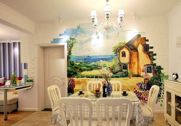 家装—餐厅彩绘