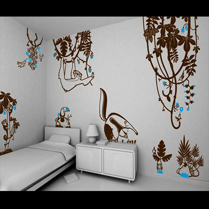 家装—卧室彩绘